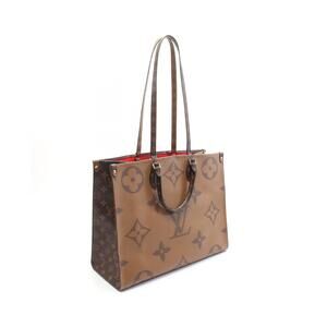 Louis Vuitton Brown Giant the Tote Bag Reverse Monogram On Beige Go